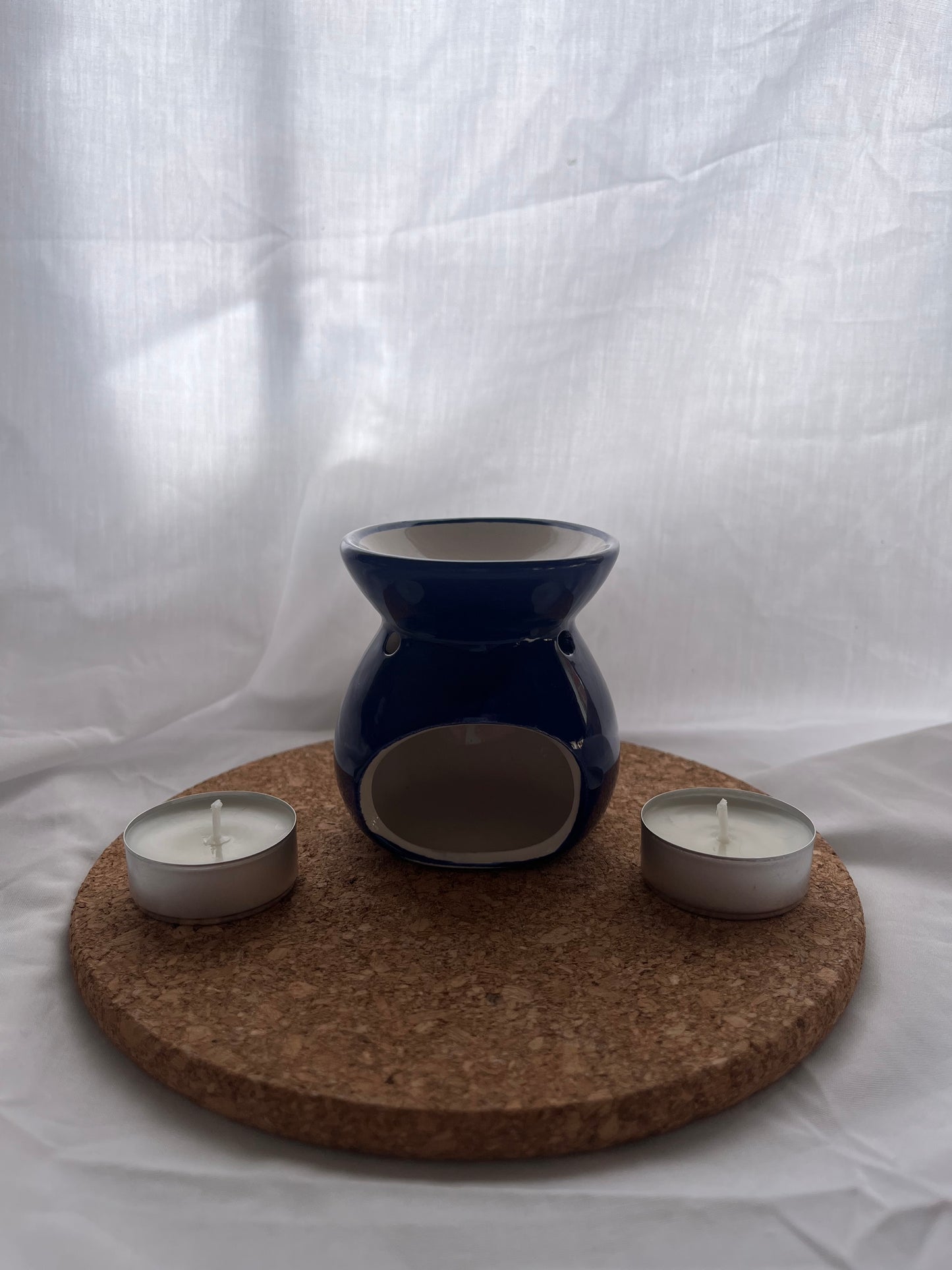 Quemadores + 2 velas de té (duración +/- 4h)