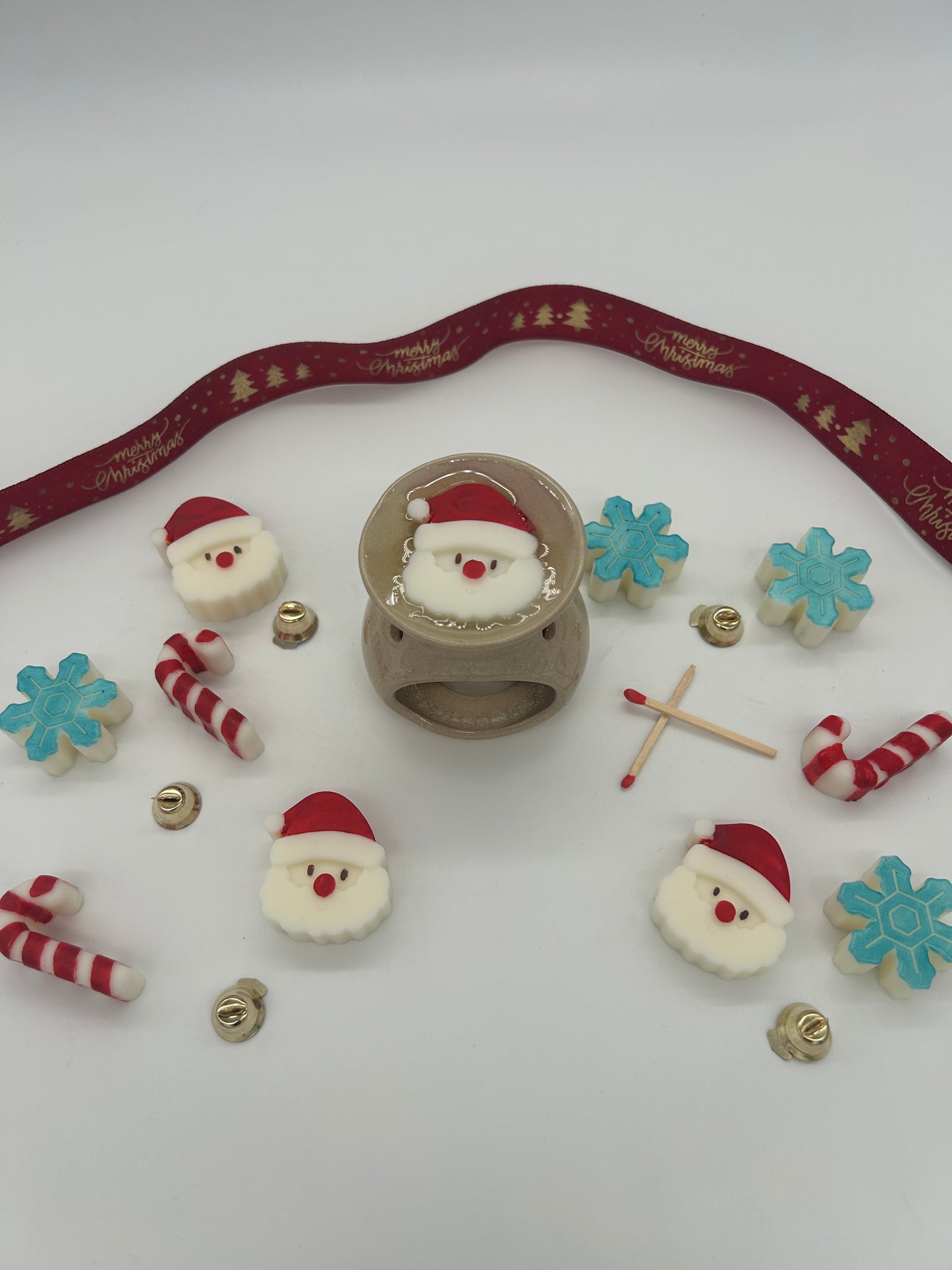 Wax melts Santa
